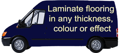Laminate flooring in any thickness, colour or effect